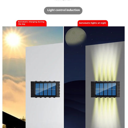 4/6/8/10LEDs Solar Wall Lamp GLOBGRIP®