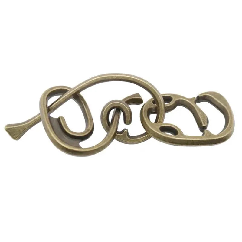 🧠 Classic IQ Metal Brain Teaser GLOBGRIP®