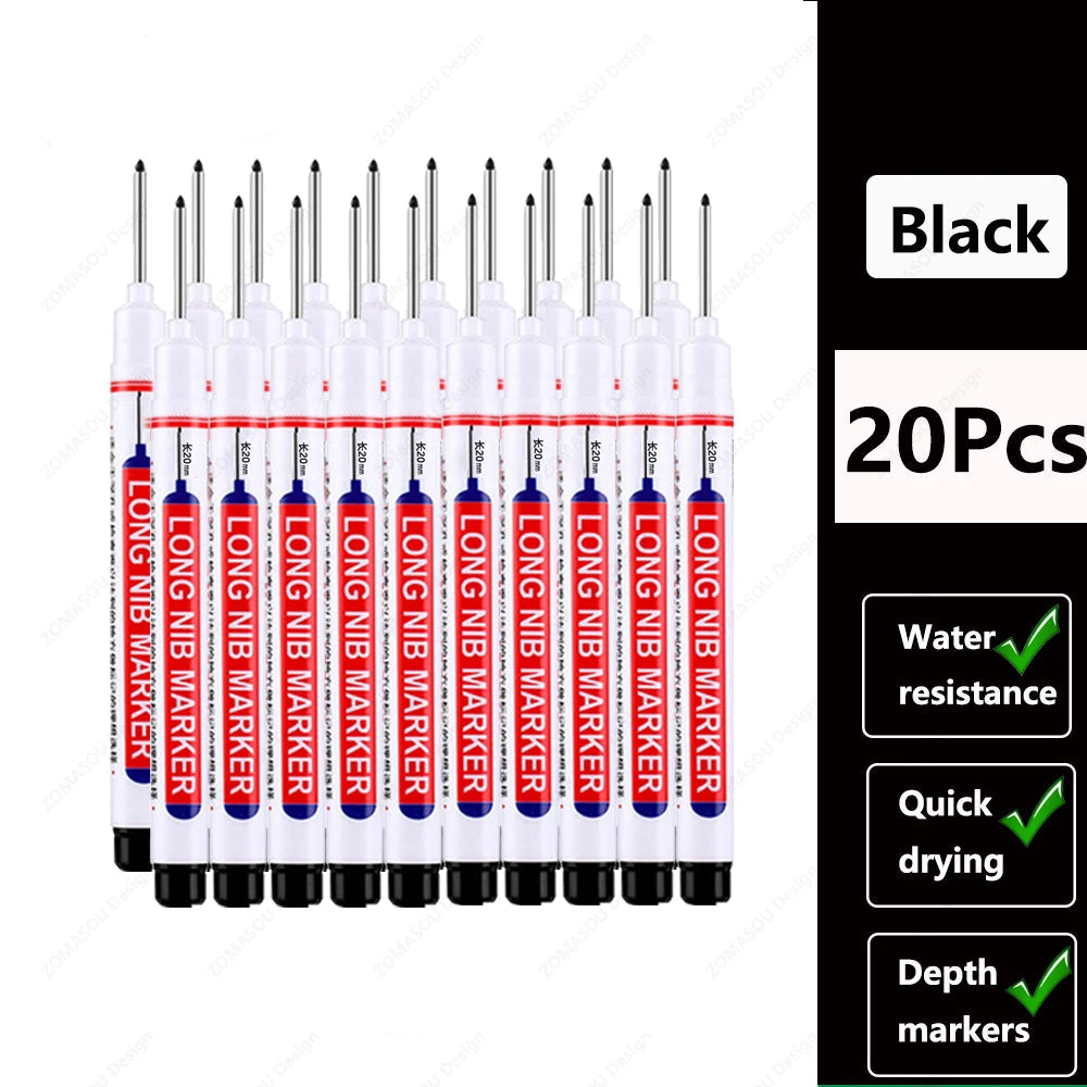 🖊️ 2cm Waterproof Long Head Deep Hole Marker Pen GLOBGRIP®