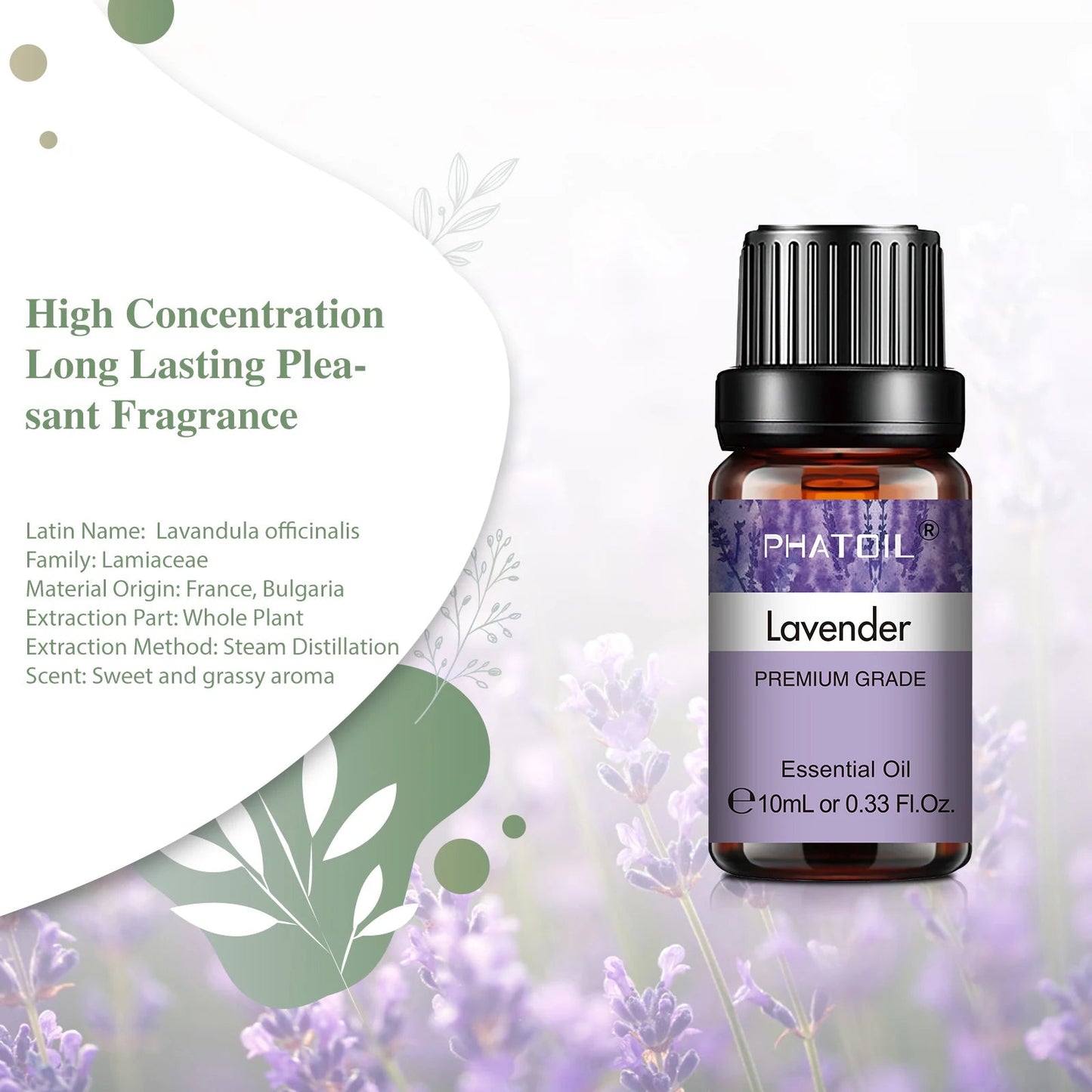 Lavender Essential Oil 10mL | Natural Aromatherapy Oil | GLOBGRIP® GLOBGRIP®