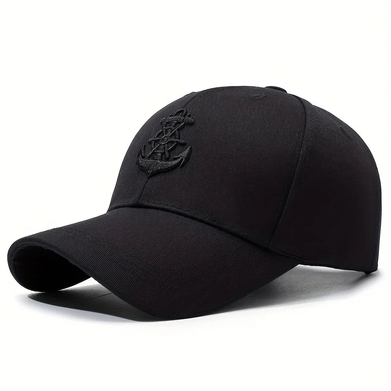 Spring Summer Sun Protection Hat for Men and Women Couple's Versatile Three-dimensional Boat Anchor Trendy Student Sports Cap GLOBGRIP®