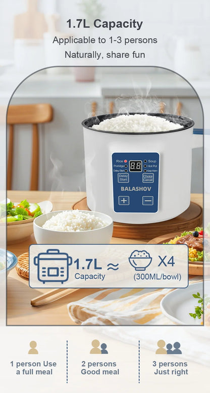 Electric Rice Cooker Single Double Layer Intelligent Automatic Home Mini  Kitchen Cooker 220V/EU Plug MultiCooker Steamed Rice P GLOBGRIP®