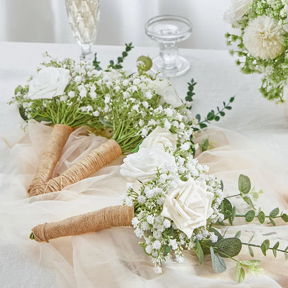 10/15pcs Artificial Flowers Baby Breath Flower Fake Gypsophila for Wedding Party Home Decoration Floral Bouquets DIY Accessories GLOBGRIP®