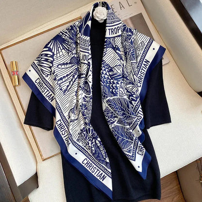 Luxury Silk Satin Square Scarf | Industrial Anti-Slip Solution GLOBGRIP®
