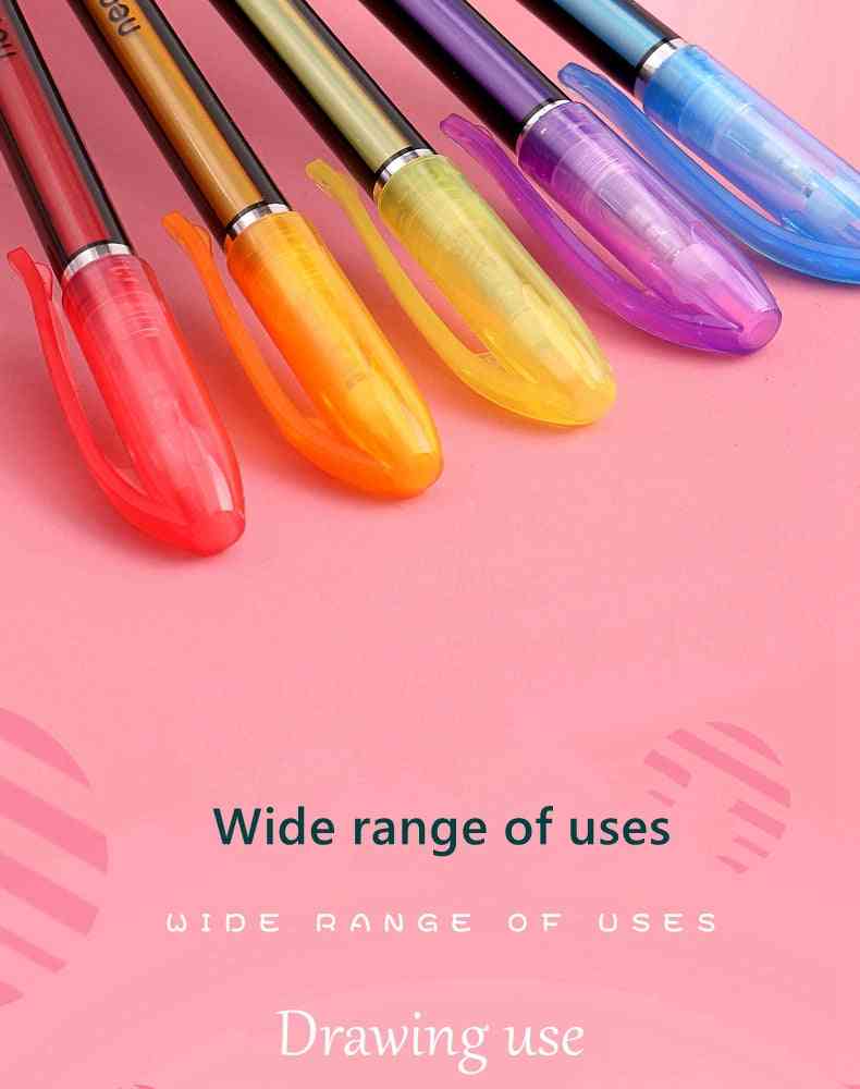 Metallic Glitter Gel Pens | 12–24PCS Colorful Art Markers | GLOBGRIP® GLOBGRIP®