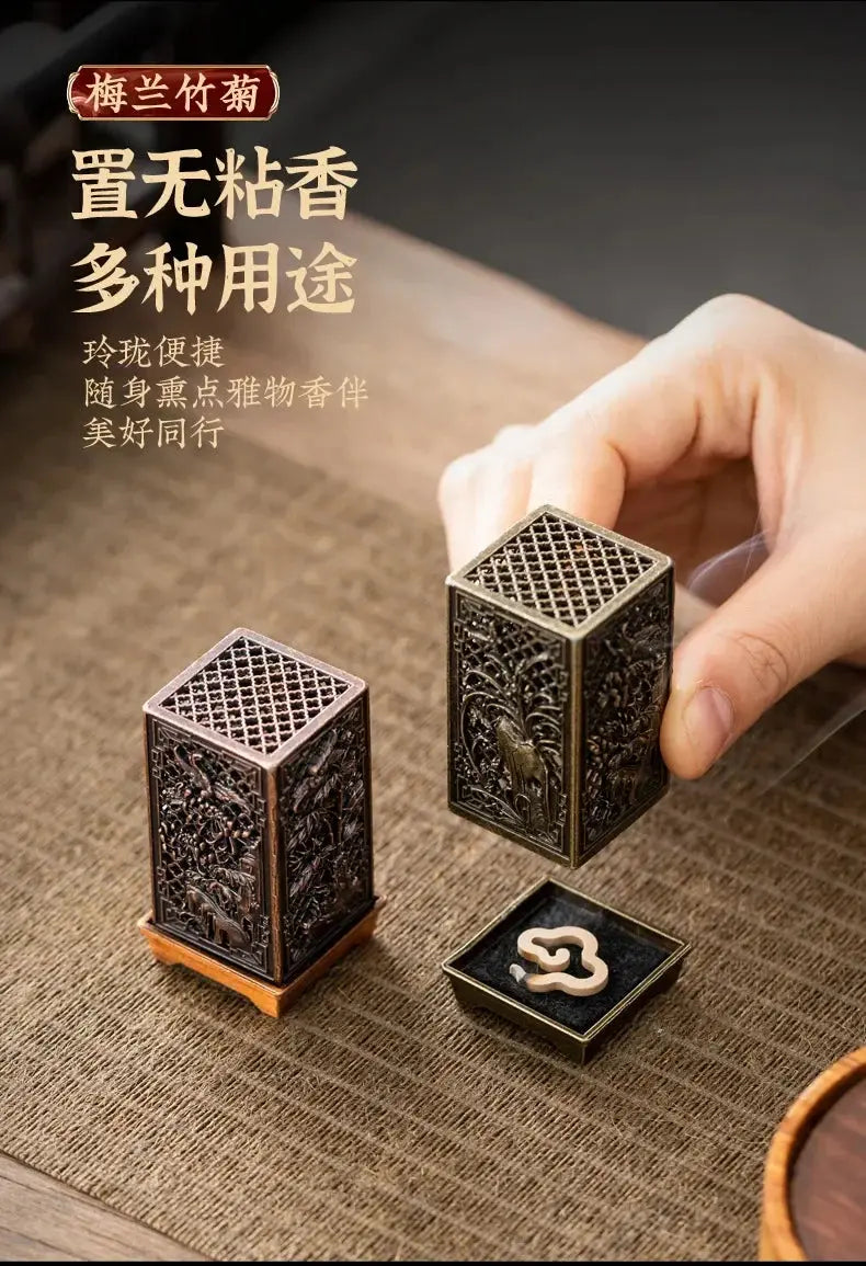 Square Vertical Incense Burner | Industrial Anti-Slip Solution GLOBGRIP®