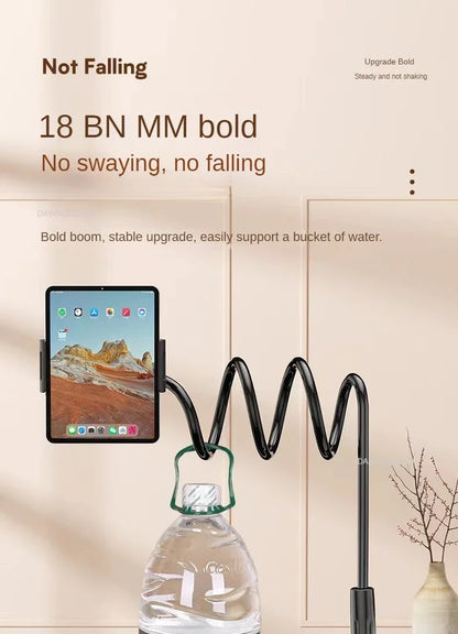 128cm Phone Holder Stand Lazy Bracket Headrest Bed 360 Flexible Long Arms Clamp Mount for IPhone Samsung and 3.5~6.7" Device GLOBGRIP®