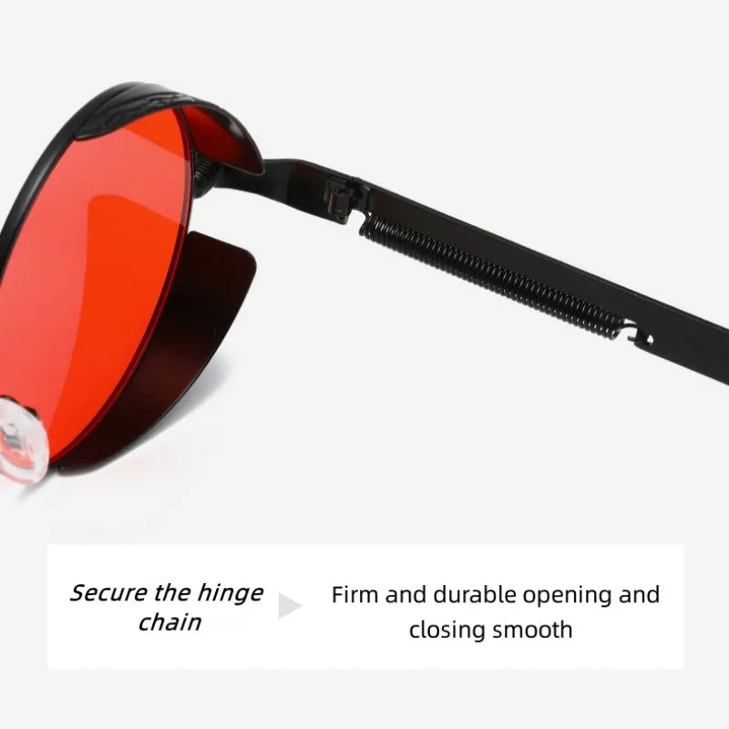 🕶️ Steampunk Glasses – New Fashion Round Sunglasses GLOBGRIP®