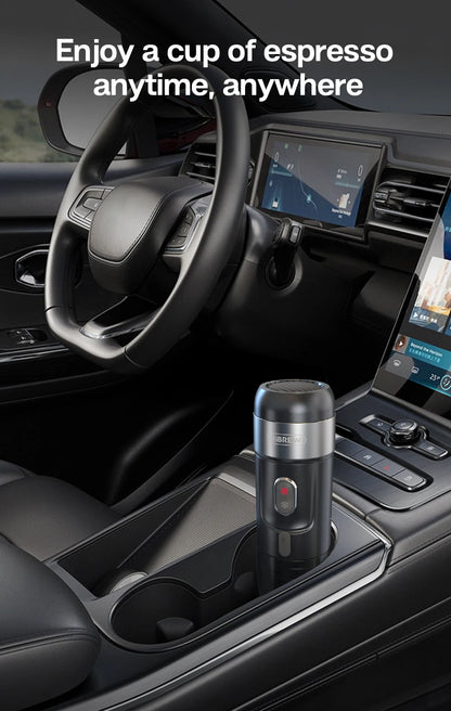 HiBREW Portable Coffee Machine for Car & Home,DC12V  Expresso Coffee Maker Fit Nexpresso Dolce  Pod Capsule  Coffee Powder H4A GLOBGRIP®