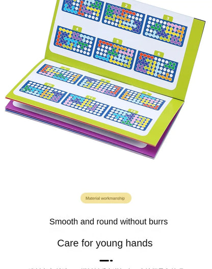 🧠 120 Challenges IQ 3D Puzzle Board Game - 2D GLOBGRIP®