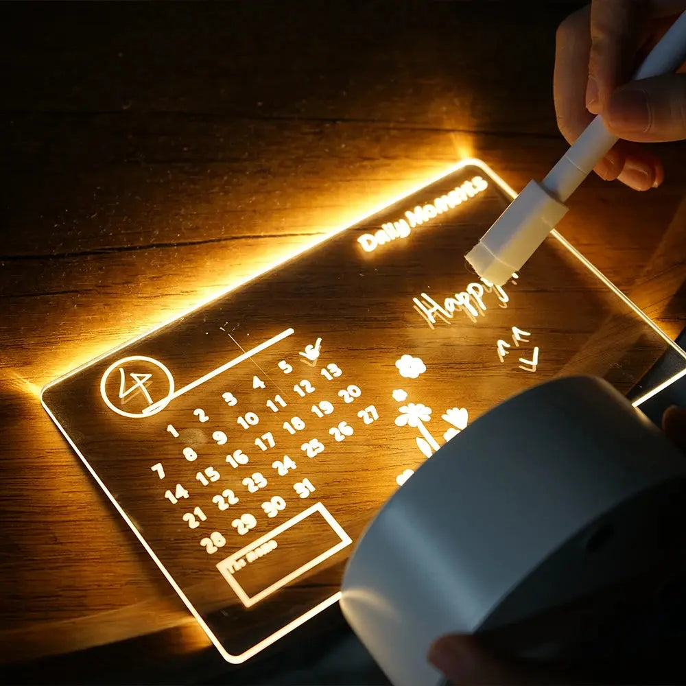 Creative LED Note Board Night Light | Industrial Anti-Slip Solution GLOBGRIP®