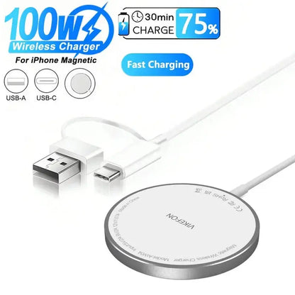 Magnetic Wireless Charger Pad USB + Type-C | Industrial Anti-Slip Solution GLOBGRIP®