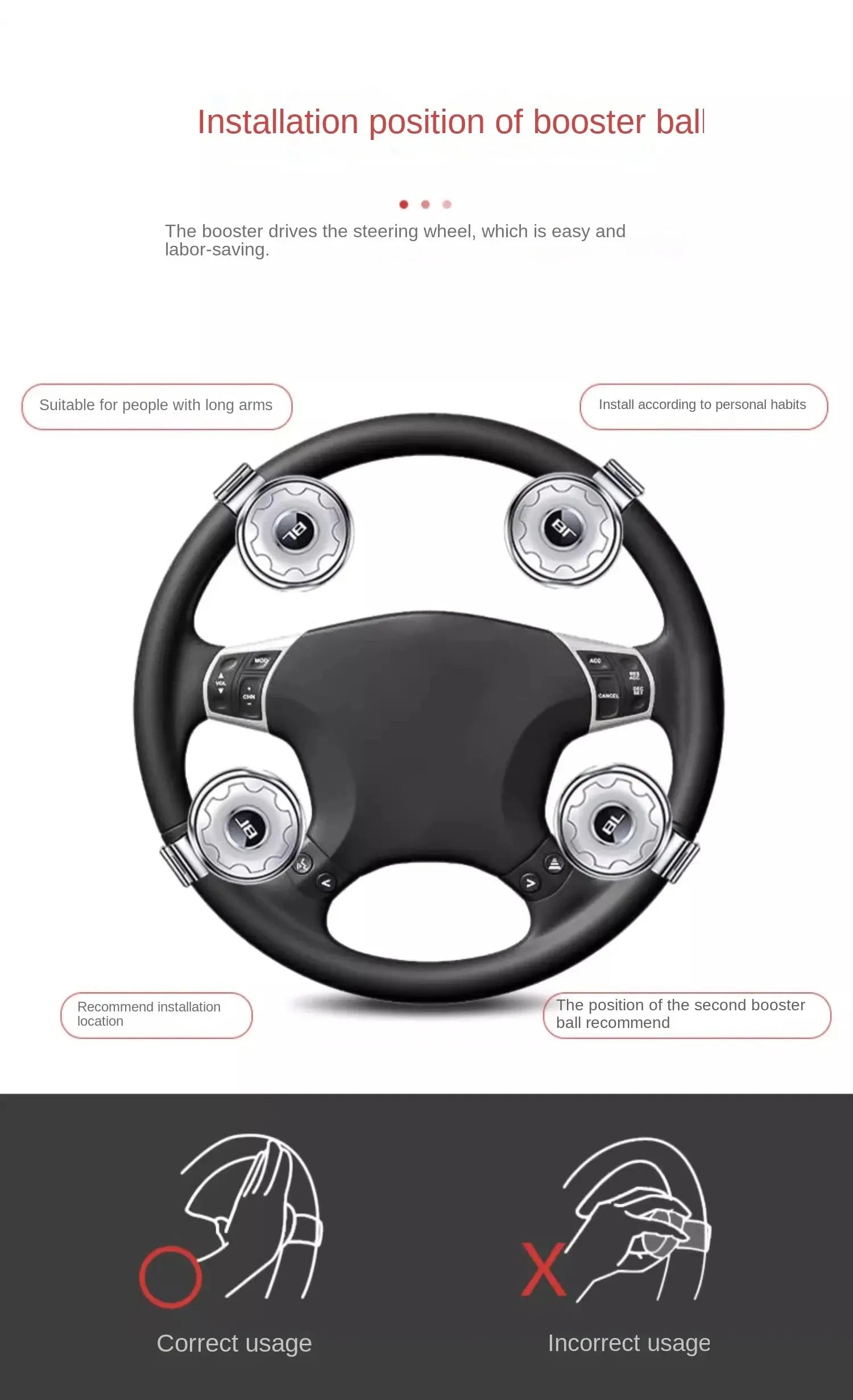 Steering Wheel Booster Ball Spinner | Industrial Anti-Slip Solution GLOBGRIP®