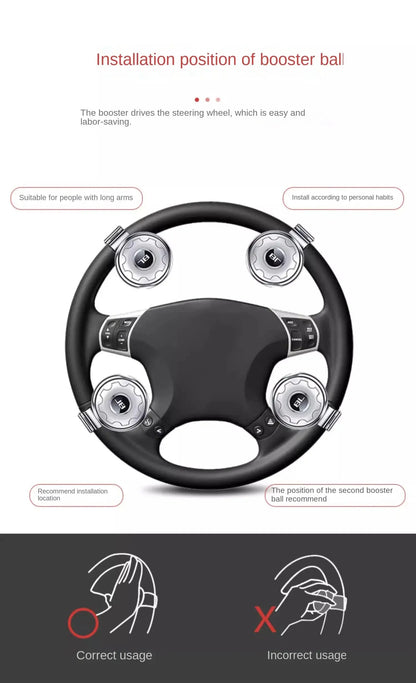 Steering Wheel Booster Ball Spinner | Industrial Anti-Slip Solution GLOBGRIP®