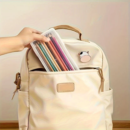 1/2 PCS Pencil Case Box PP Pencil Box Multi-function Stationery Organizer School Supplies for Office Pen Box Kits Sacs Pen Box GLOBGRIP®