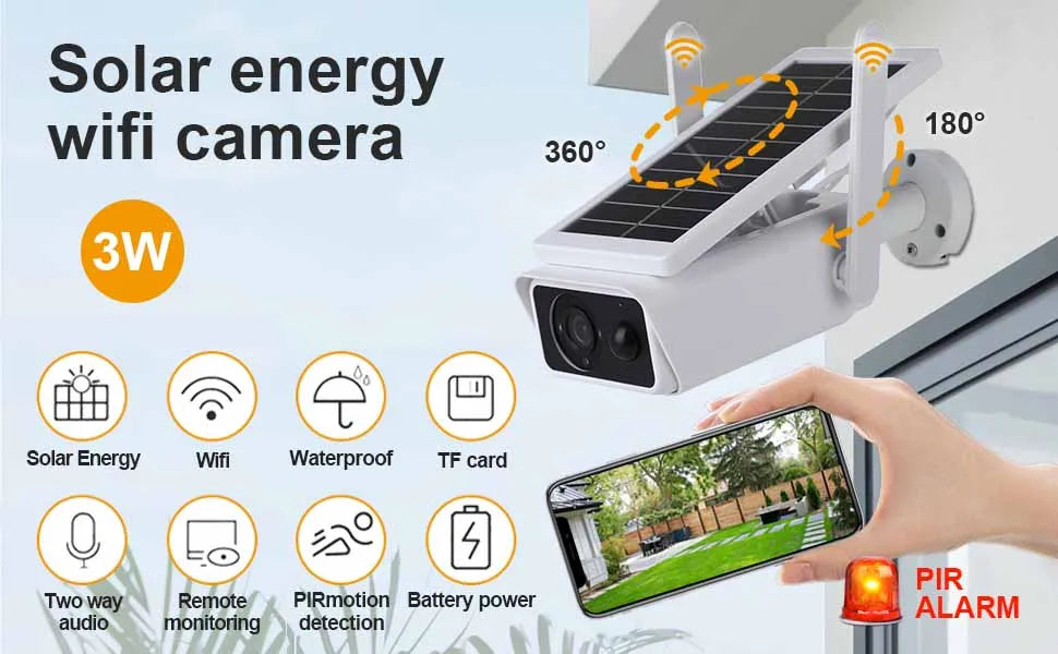 4K Wi-Fi Solar Camera GLOBGRIP®