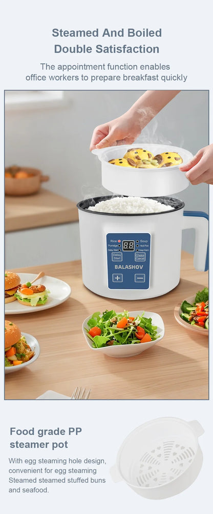 Electric Rice Cooker Single Double Layer Intelligent Automatic Home Mini  Kitchen Cooker 220V/EU Plug MultiCooker Steamed Rice P GLOBGRIP®