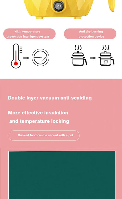 1.8L Multifunctional Electric Rice Cooker Mini Non-stick Cookware Multicooker for Home and Kitchen Appliances Pan Pots Offers GLOBGRIP®