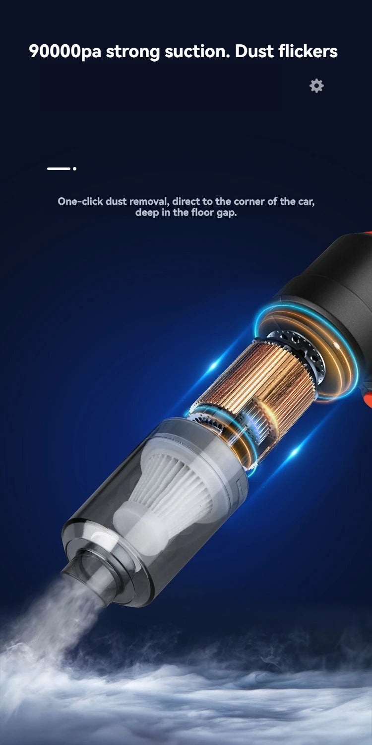 Ultra High Power Car Mounted Vacuum Cleaner GLOBGRIP®