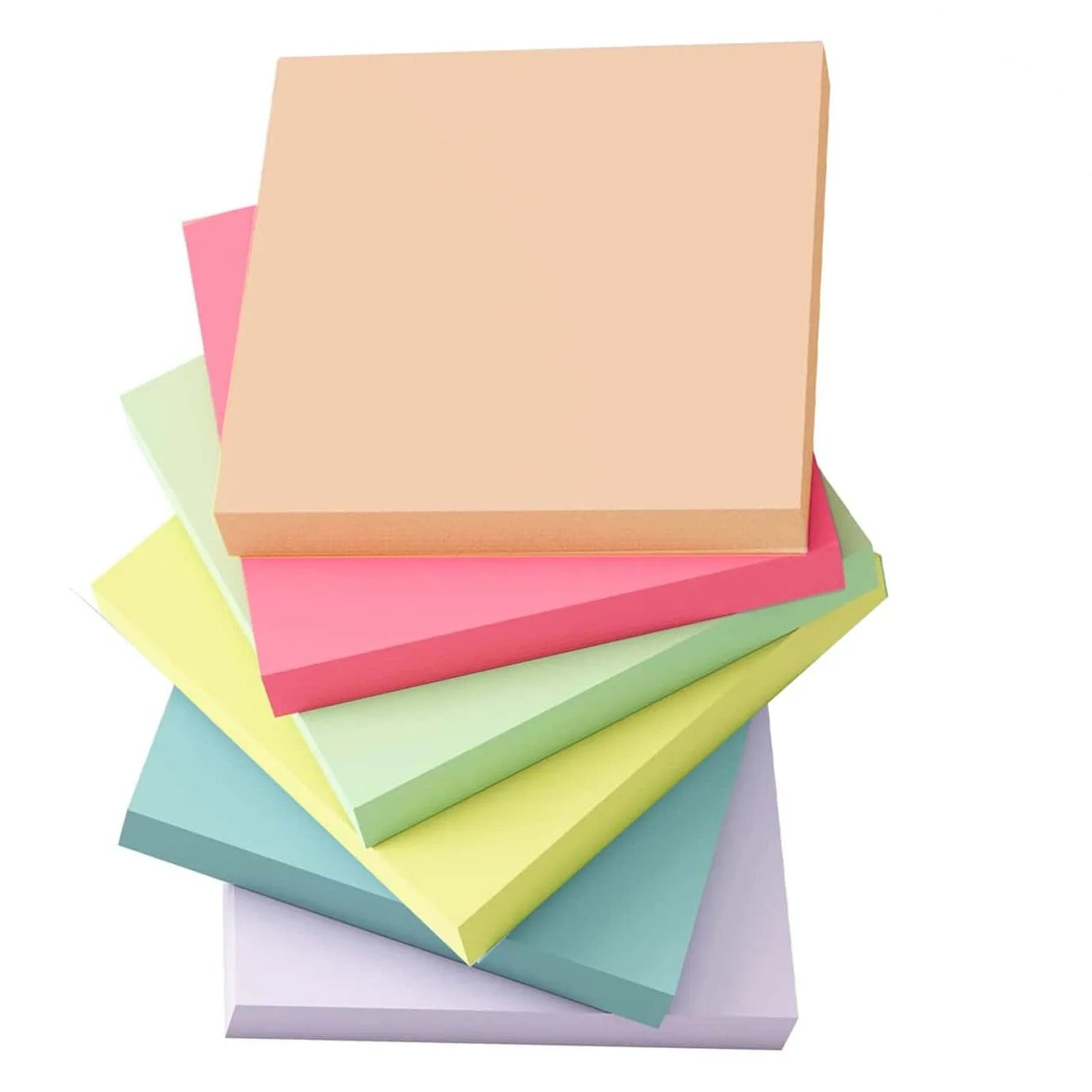 Fluorescent Sticky Notes 6 PCS | Bright Notes for Planning & Organization | GLOBGRIP® GLOBGRIP®