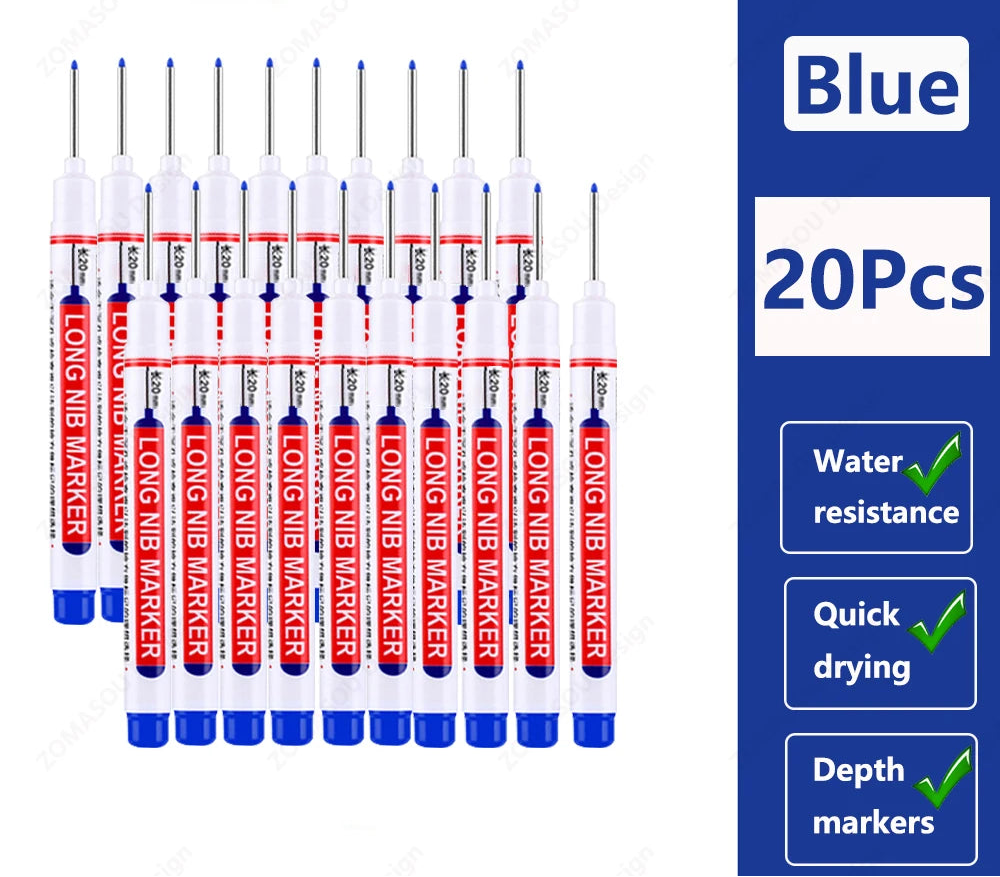 🖊️ 2cm Waterproof Long Head Deep Hole Marker Pen GLOBGRIP®