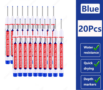 🖊️ 2cm Waterproof Long Head Deep Hole Marker Pen GLOBGRIP®