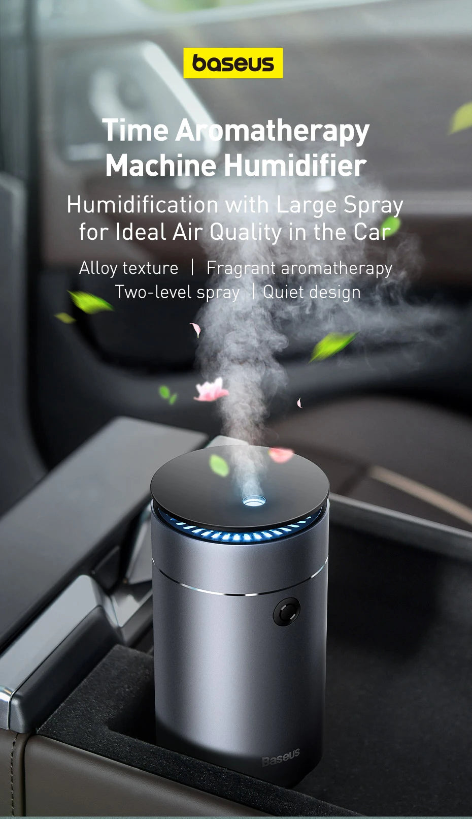 🌬️ Car Diffuser & Humidifier GLOBGRIP®
