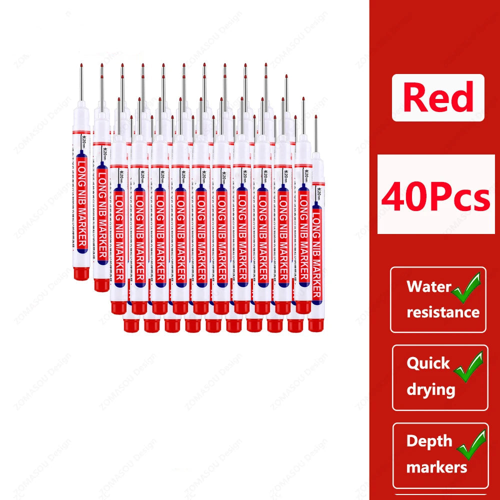 🖊️ 2cm Waterproof Long Head Deep Hole Marker Pen GLOBGRIP®