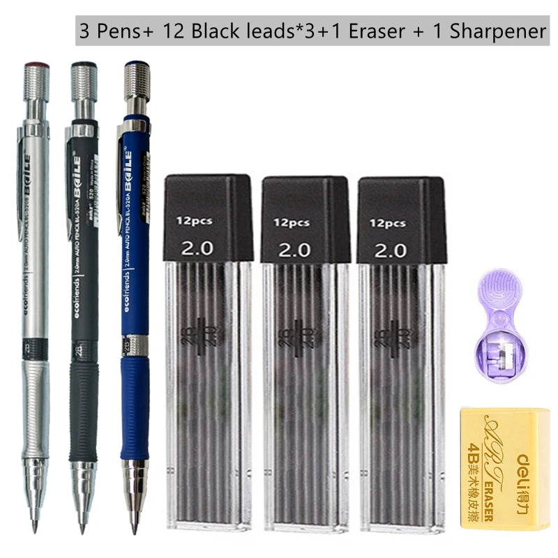 ✏️ Mechanical Pencil Set 2.0mm GLOBGRIP®
