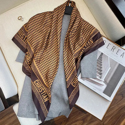 Luxury Silk Satin Square Scarf | Industrial Anti-Slip Solution GLOBGRIP®