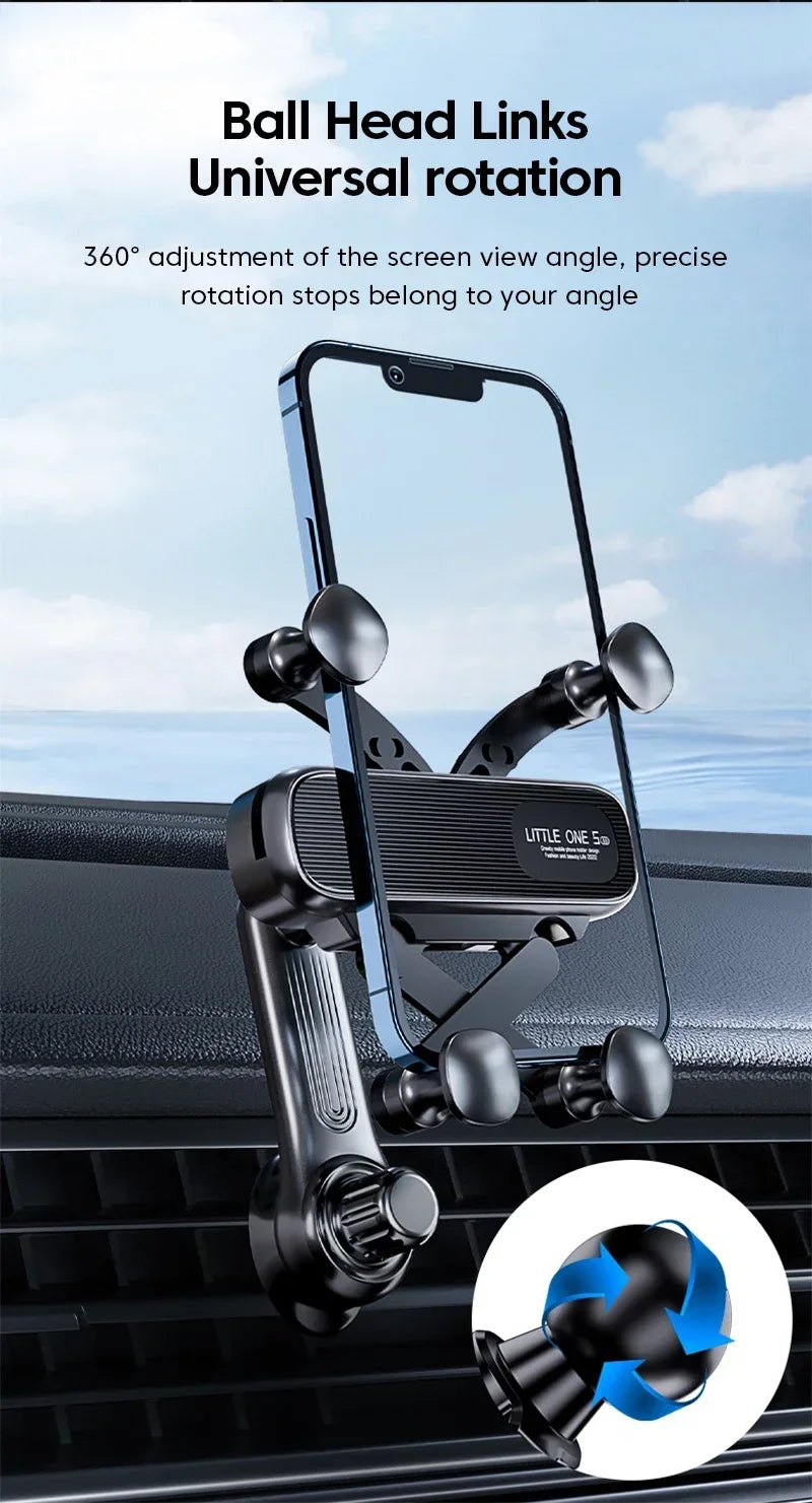 Gravity Car Phone Holder Air Vent Clip GLOBGRIP®