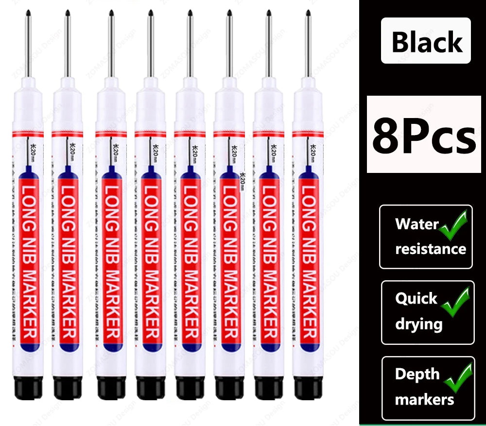 🖊️ 2cm Waterproof Long Head Deep Hole Marker Pen GLOBGRIP®