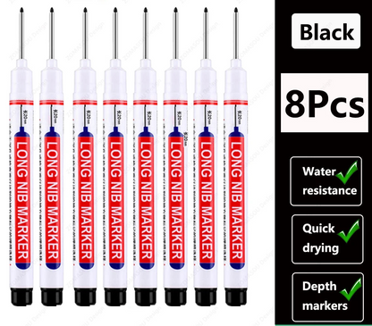 🖊️ 2cm Waterproof Long Head Deep Hole Marker Pen GLOBGRIP®