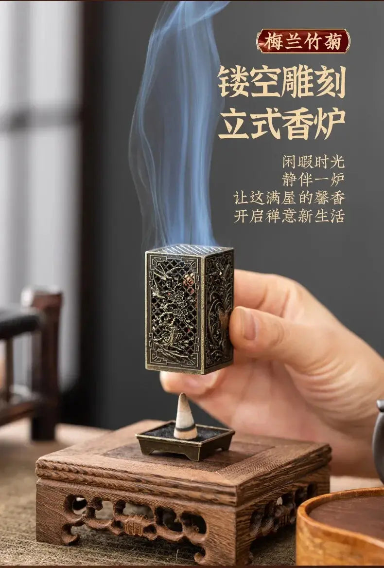Square Vertical Incense Burner | Industrial Anti-Slip Solution GLOBGRIP®