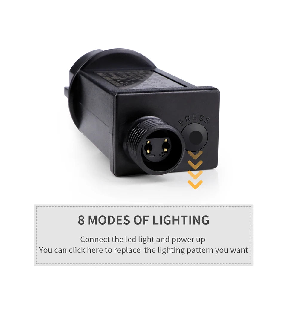 10M-100M Led Light String Street Garland Fairy Light 110V 220V Waterproof Outdoor Garden Party Wedding Christmas Decoration Lamp GLOBGRIP®