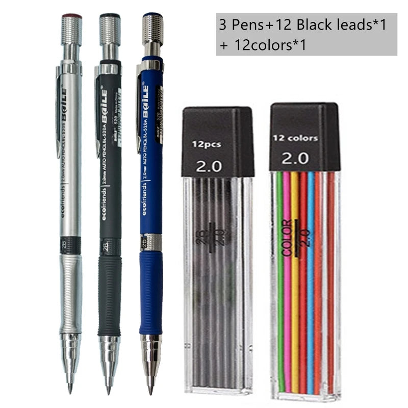 ✏️ Mechanical Pencil Set 2.0mm GLOBGRIP®