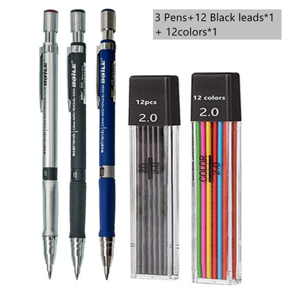 ✏️ Mechanical Pencil Set 2.0mm GLOBGRIP®