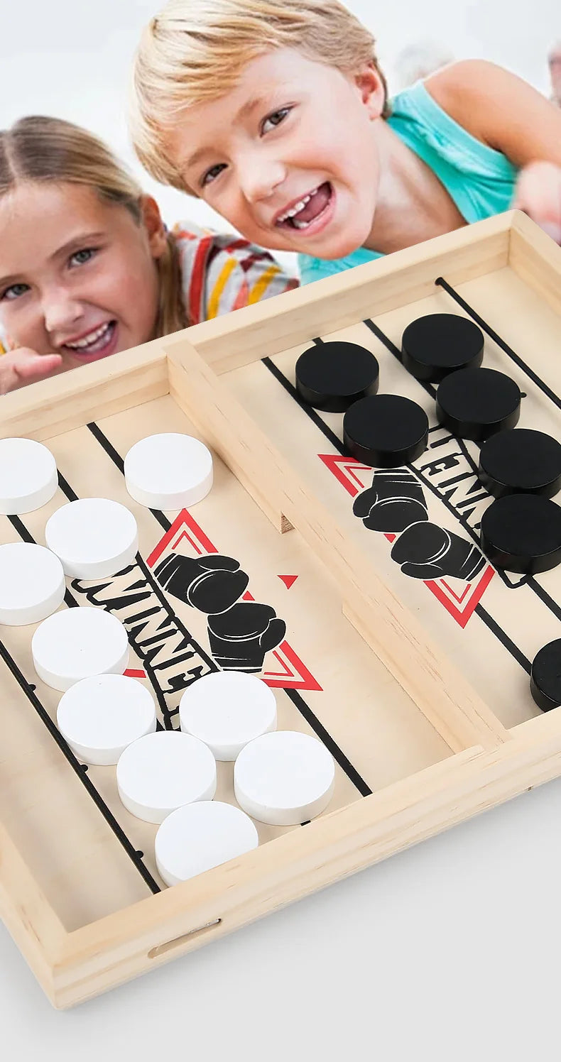 Table Hockey Paced Sling Board Puzzles Game Fast Winner Party Desktop Battle Chess Parent-child Interactive Toys For Children GLOBGRIP®
