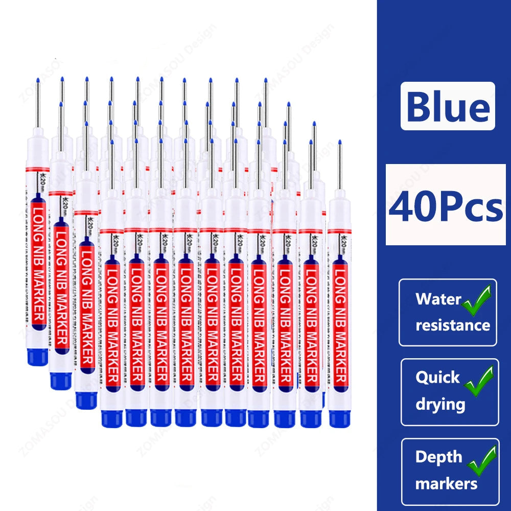 🖊️ 2cm Waterproof Long Head Deep Hole Marker Pen GLOBGRIP®