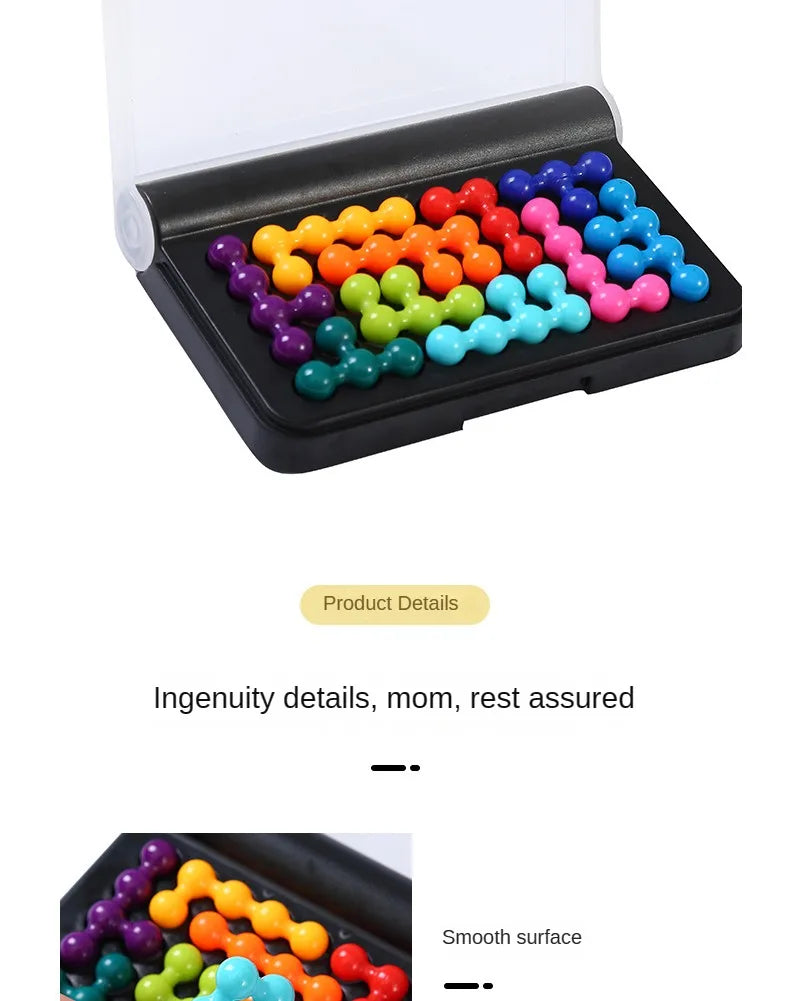 🧠 120 Challenges IQ 3D Puzzle Board Game - 2D GLOBGRIP®