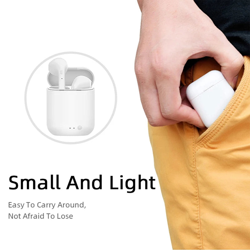 I12 Macaron Bluetooth Headset Matte Sports Binaural Wireless I12tws Bluetooth Headset 5.0 GLOBGRIP®