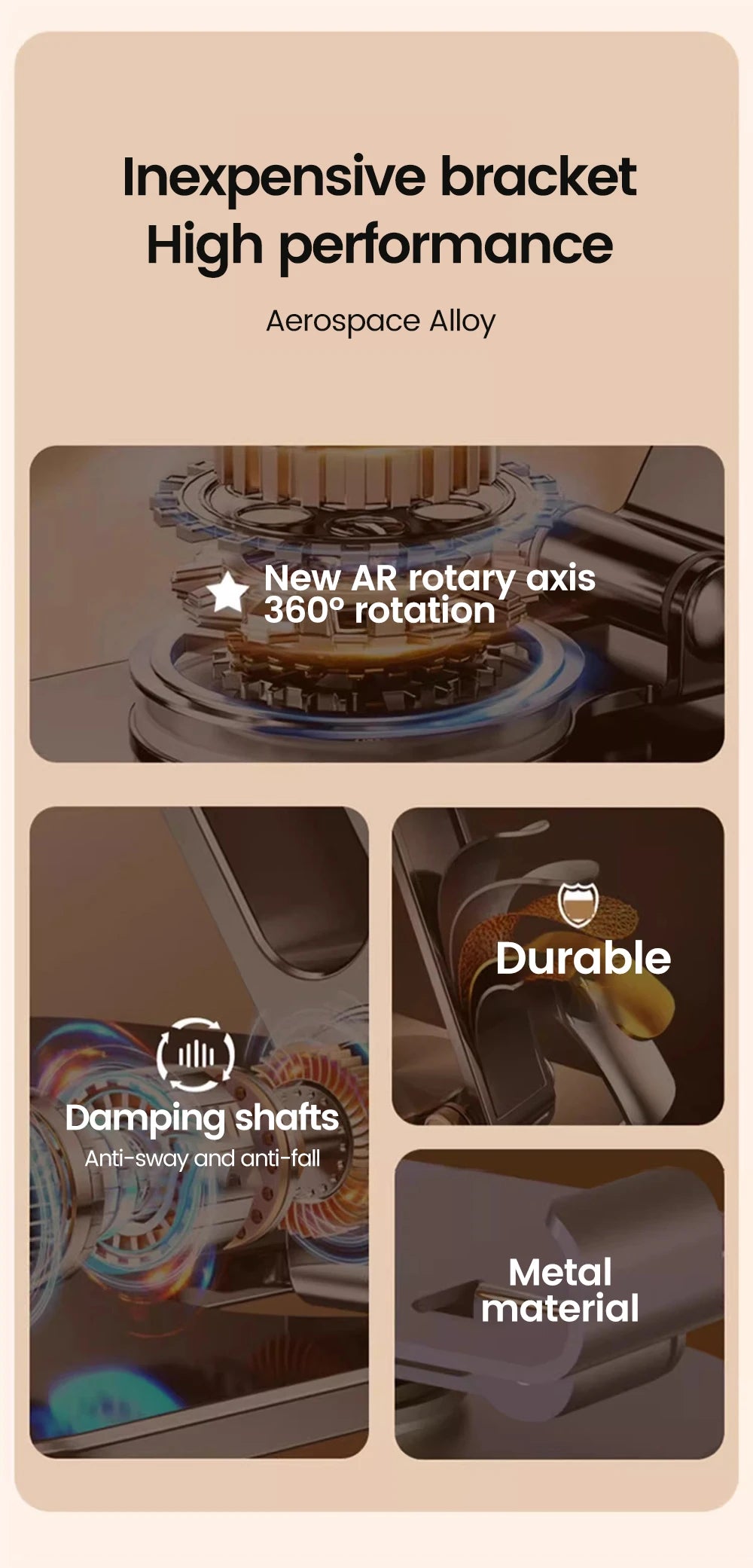 Olaf Rotating Table Cell Phone Holder Support Desktop Stand For iPad Samsung iPhone 15 14 13 Mobile Mount GLOBGRIP®