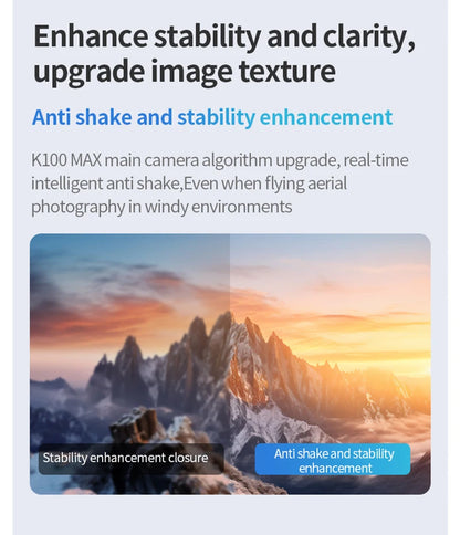 Xiaomi K100 MAX Mini Drone Professional 4K HD Dual Camera Fpv Screen Optical Flow Drone Toys Quadcopter Brushless Dron Toy Gift GLOBGRIP®