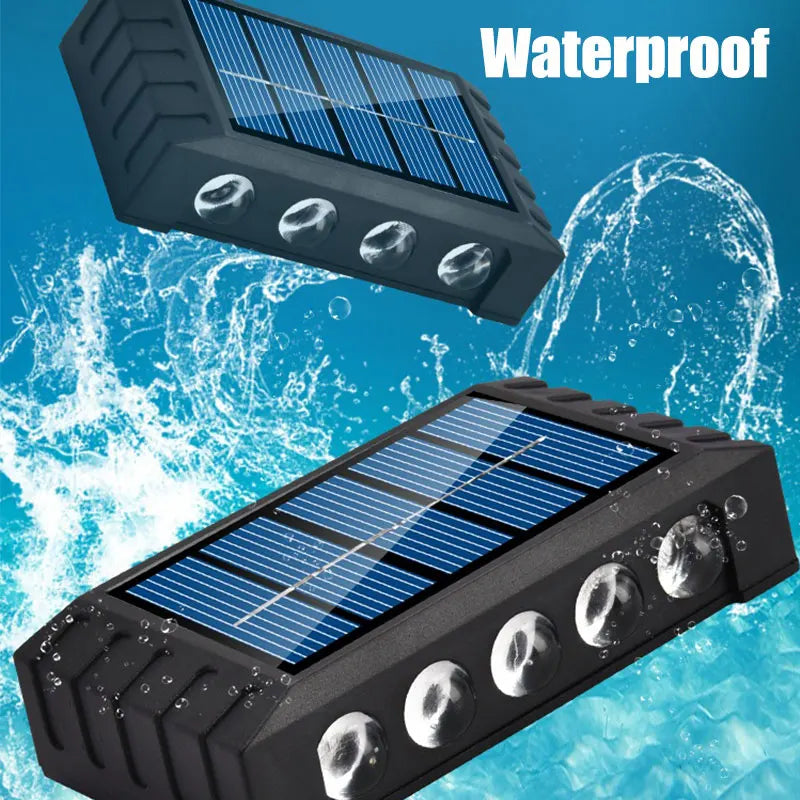 4/6/8/10LEDs Solar Wall Lamp GLOBGRIP®