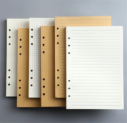 45 Sheets Loose-Leaf Notebook Refill – A5 / A6 / A7 Sizes GLOBGRIP®