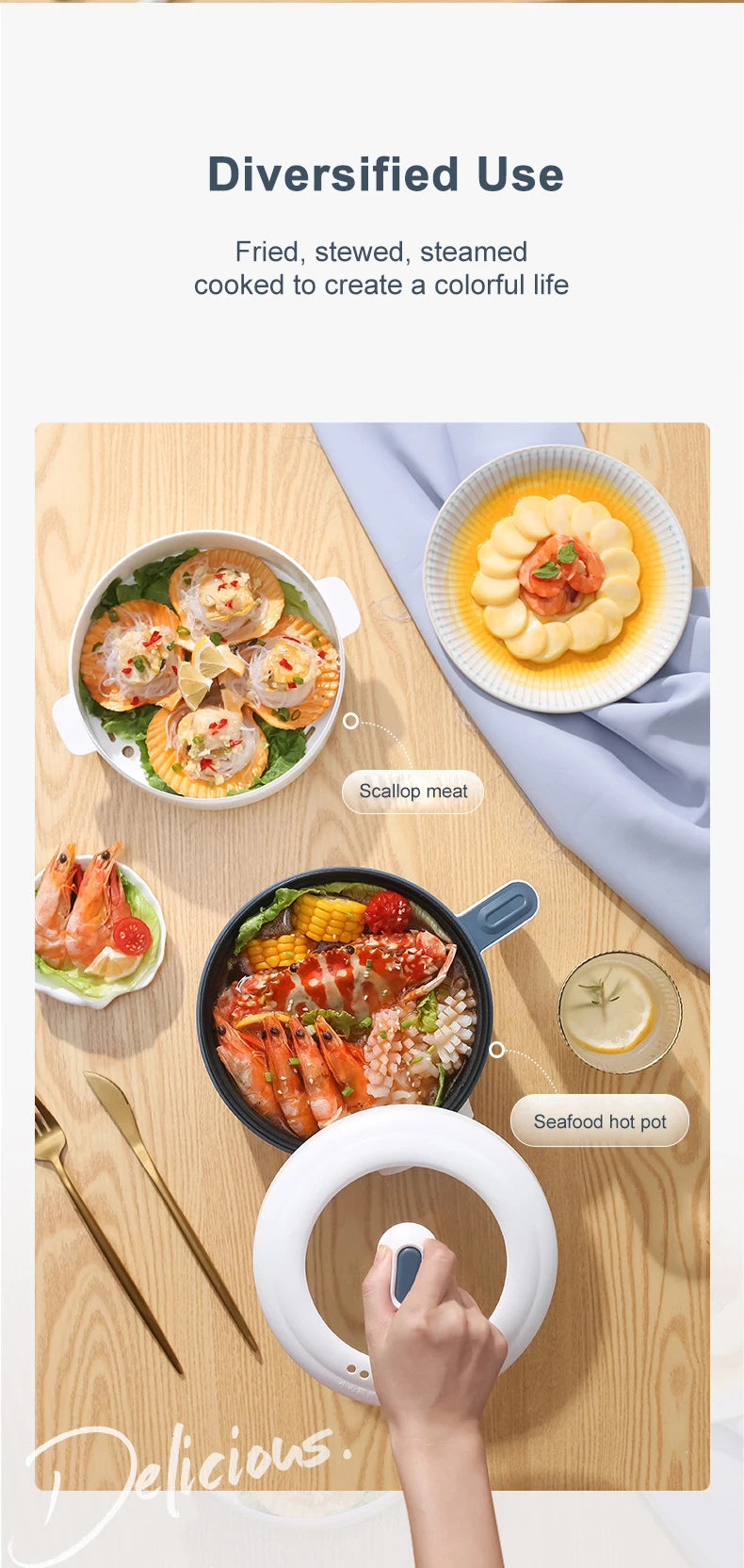 Electric Rice Cooker Single Double Layer Intelligent Automatic Home Mini  Kitchen Cooker 220V/EU Plug MultiCooker Steamed Rice P GLOBGRIP®