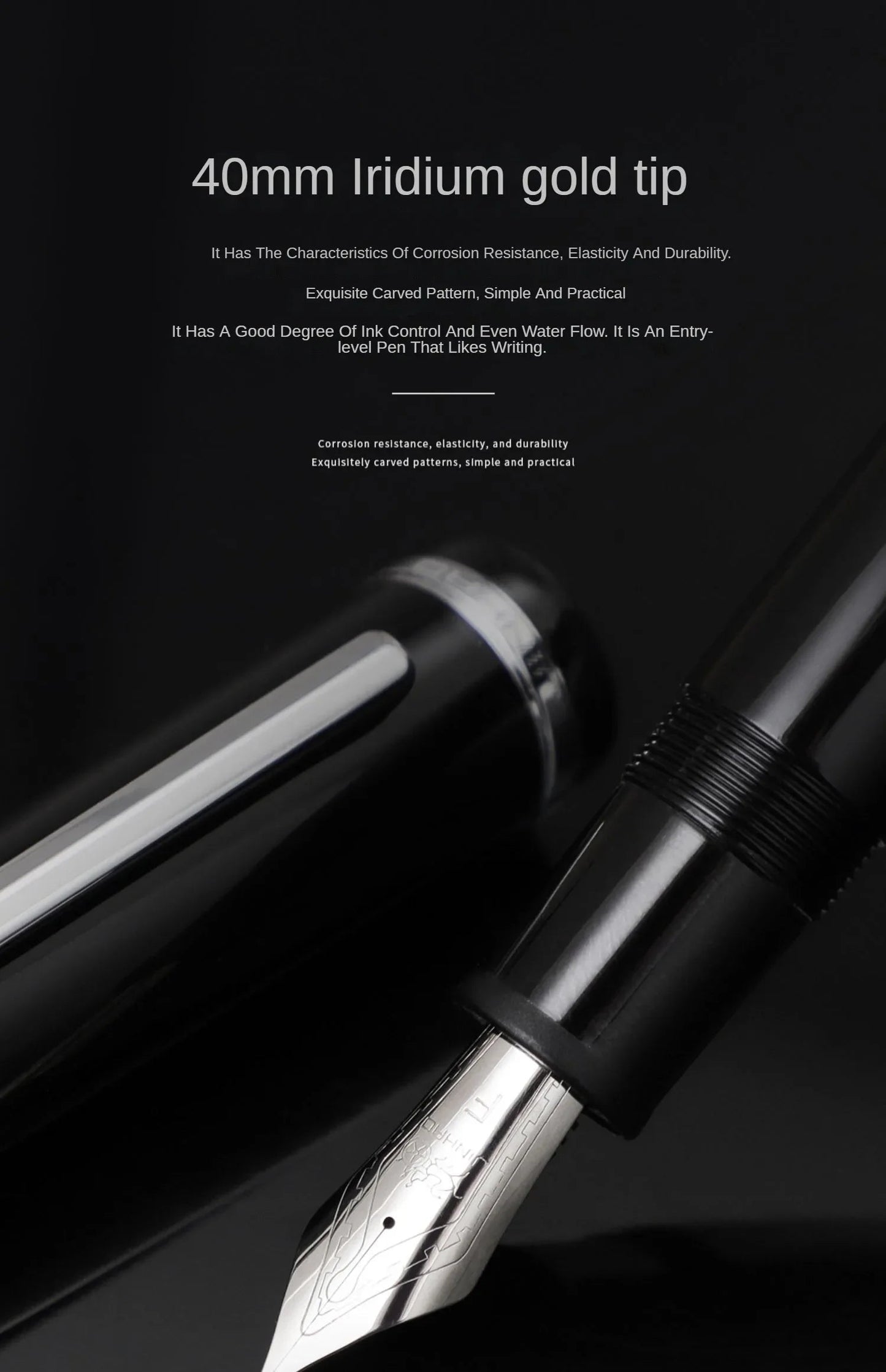 Luxury Fountain Pen X159 | Multi-Colour Acrylic Body | GLOBGRIP® GLOBGRIP®