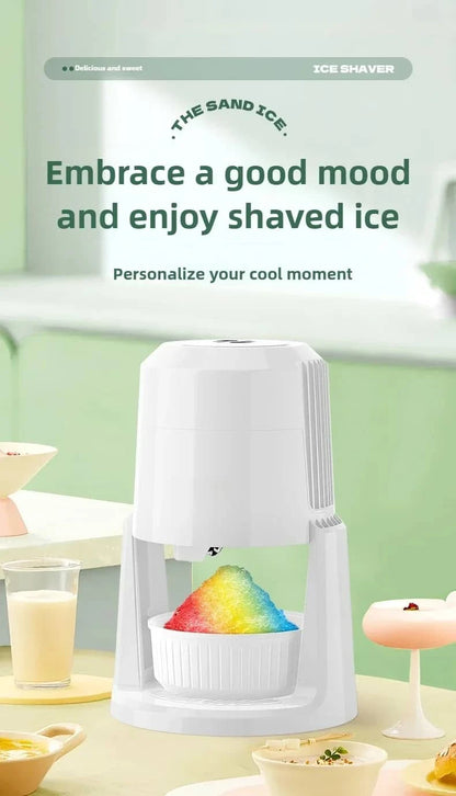 220V Automatic Electric Ice Shaver | Adjustable 2-speed Ice Crusher GLOBGRIP®