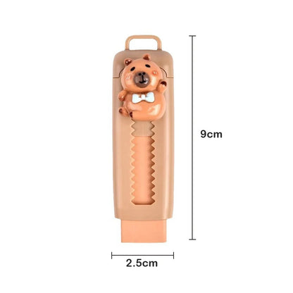 Kawaii Capybara Eraser | Fun Push-Pull Cute Stationery | GLOBGRIP® GLOBGRIP®