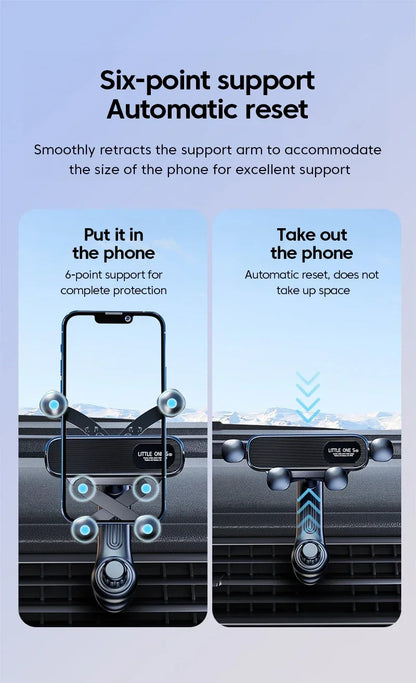Gravity Car Phone Holder Air Vent Clip GLOBGRIP®